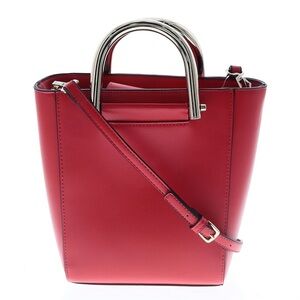 Topshop NWT Red Crossbody Bag with Gold Handles